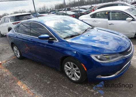 2015 Chrysler 200 Limited z USA, uszkodzony, nr VIN 1C3CCCAB4FN581573